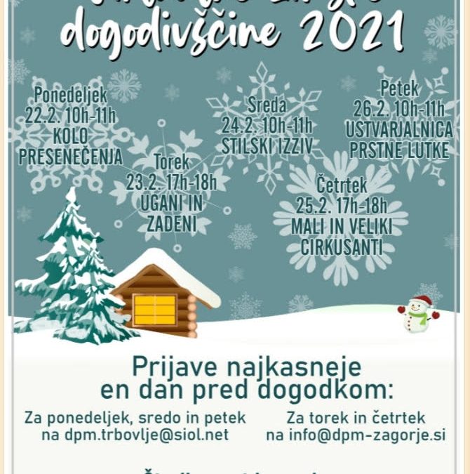 VIRTUALNE ZIMSKE DOGODIVŠČINE