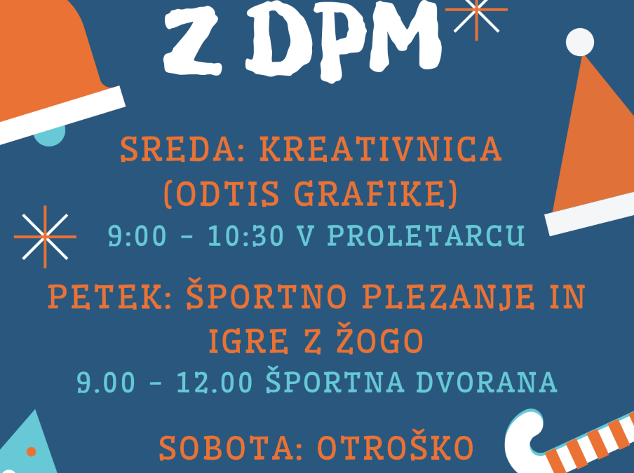 POČITNIŠKE DEJAVNOSTI